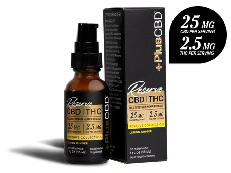 CBD OIL RESERVE COLLECTION 1OZ LEMON GINGER